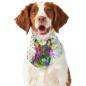 Preview: Hunde-Bandana Bootsmann - Popart Hundedesign, 100 % Polyester, 70x30 cm, verstellbar, waschbar